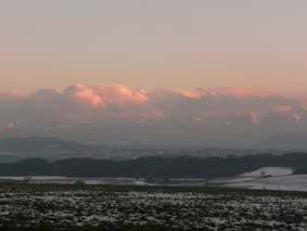 Sonntag Abendstimmung
